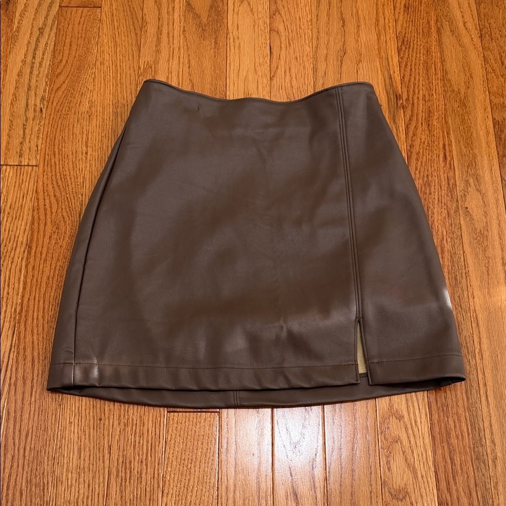 Hollister Dark Brown Mini Skirt